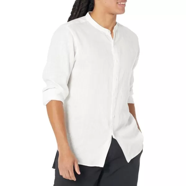 Theory Mens Irving Relaxed Linen ShirtOptic White