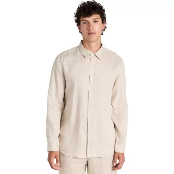 Theory Mens Irving Relaxed Linen ShirtSand