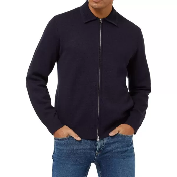 Theory Mens Ls Zu Shirt Regal Wool HNavy