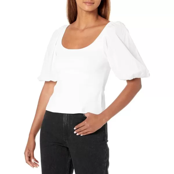 Theory Womens Ss Scoop Topglosse1White