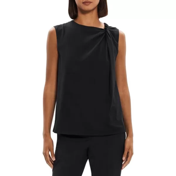 Theory Womens Twisted TankBlack