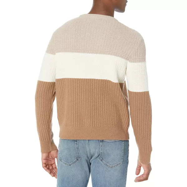 Theory Mens Lamar Montana Wool CrewLight Elk Mel Multi