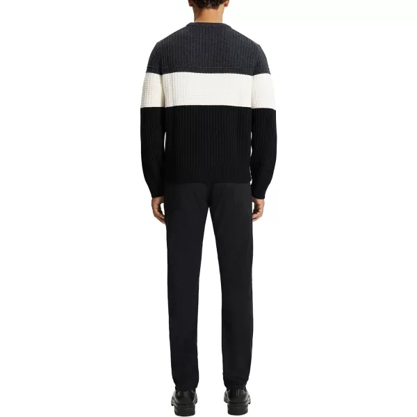 Theory Mens Lamar Montana Wool CrewPestle Melange