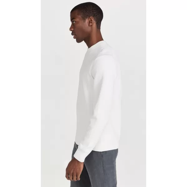 Theory Mens Riland Breach Crewneck SweaterIvory