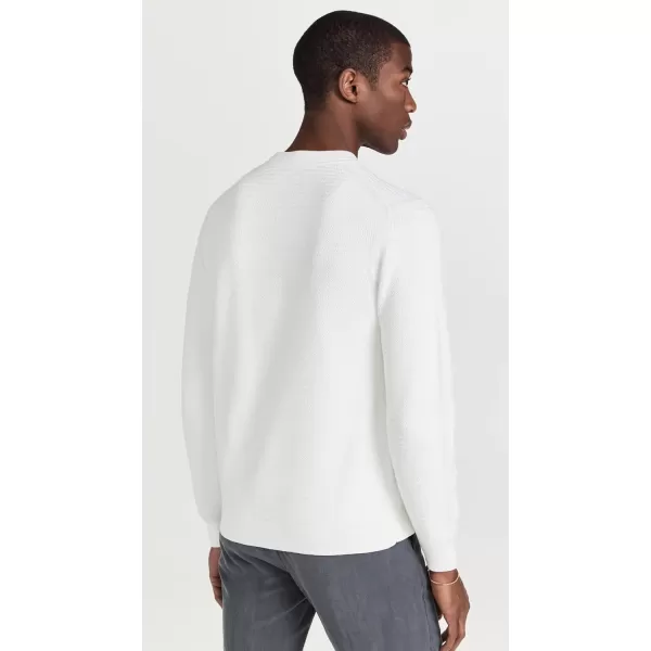 Theory Mens Riland Breach Crewneck SweaterIvory