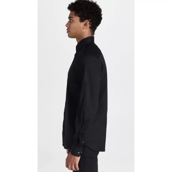 Theory Mens Sylvain Good Cotton ShirtBlack