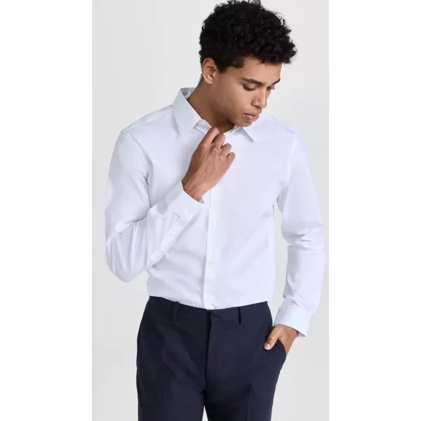 Theory Mens Sylvain Good Cotton ShirtWhite