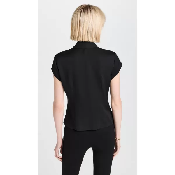 Theory Womens Cap Sleeve BlouseBlack