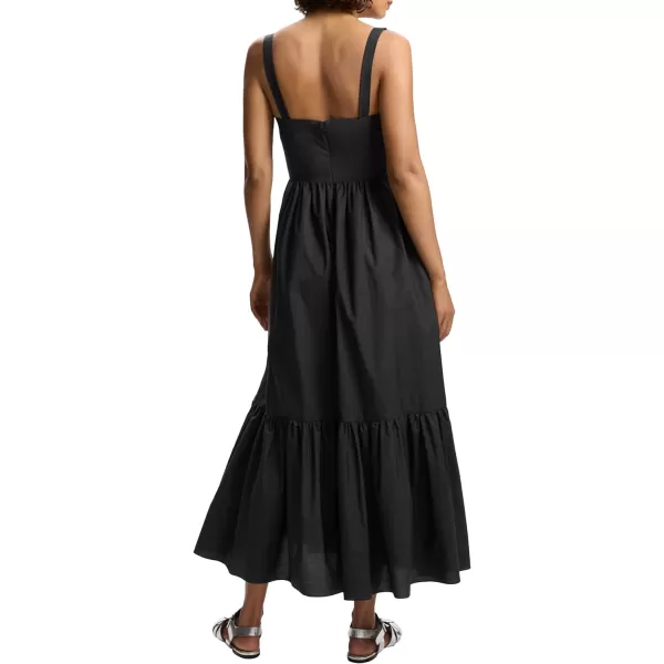 Theory Womens Convertible Strap Tiered DressBlack