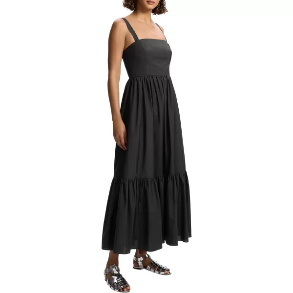 Theory Womens Convertible Strap Tiered DressBlack