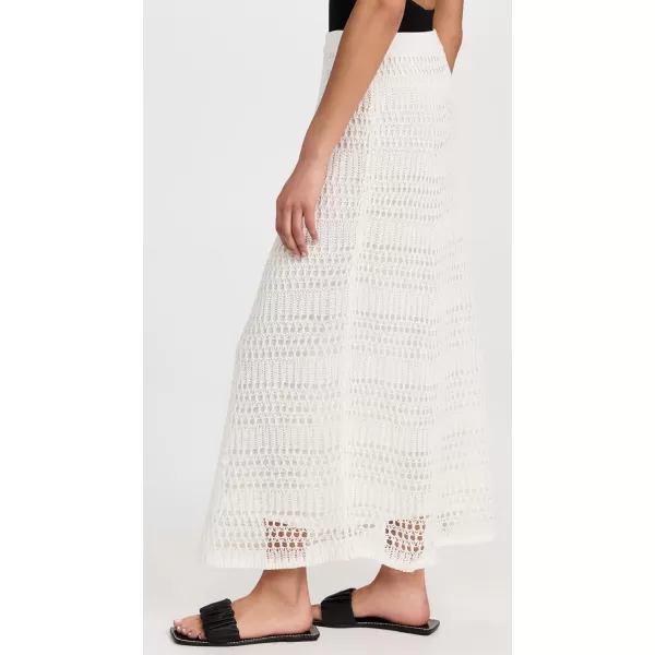 Theory Womens Lace Knit SkirtIvory