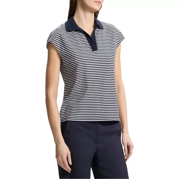 Theory Womens ST OPEN POLONavyWhite