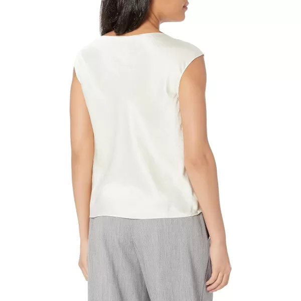 Theory Womens Short Sleeve Cowl TopRice