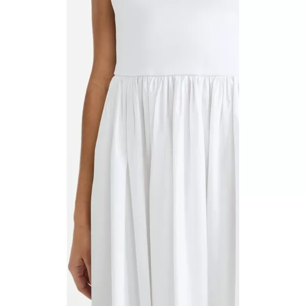 Theory Womens Sleeveless Volume DressWhite