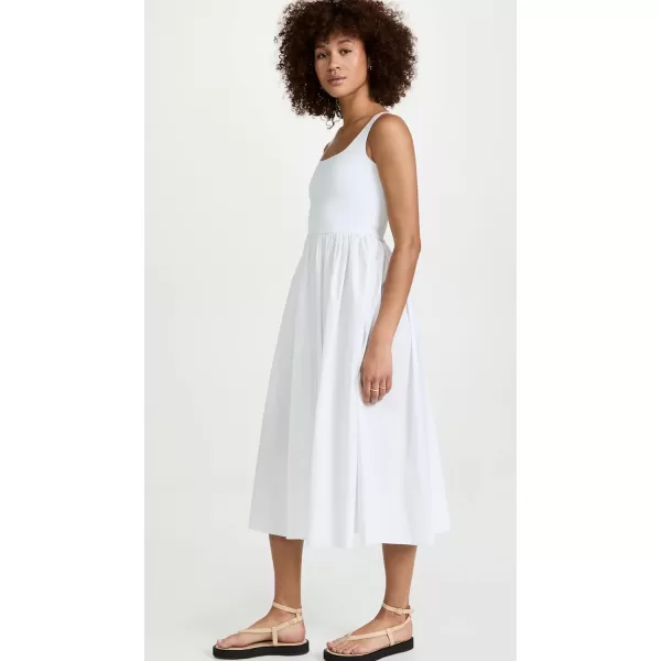 Theory Womens Sleeveless Volume DressWhite