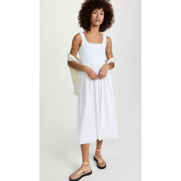 Theory Womens Sleeveless Volume DressWhite