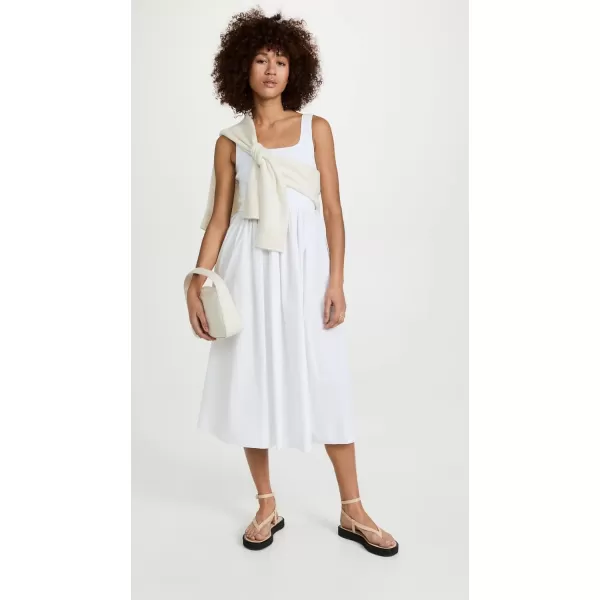 Theory Womens Sleeveless Volume DressWhite