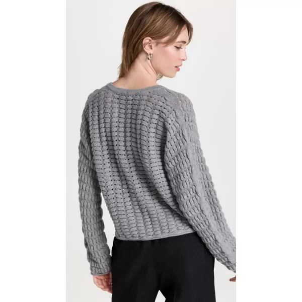 Theory Womens Textural Hanelee CardiganGrey Heather