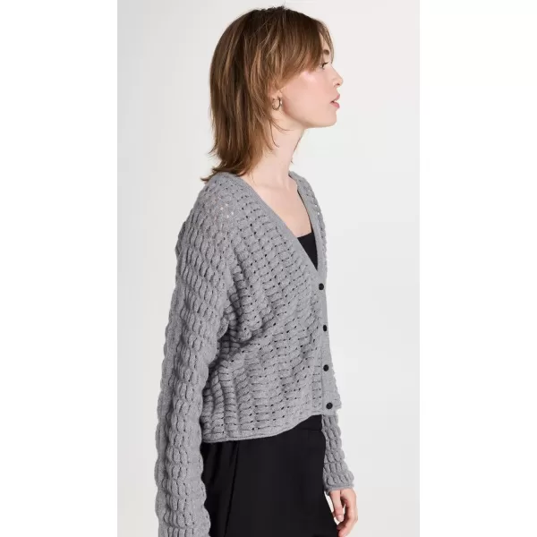 Theory Womens Textural Hanelee CardiganGrey Heather