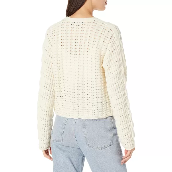 Theory Womens Textural Hanelee CardiganIvory