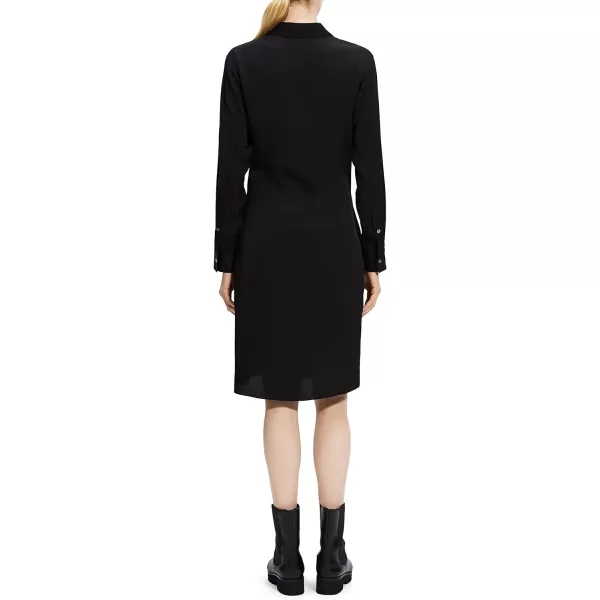 Theory Womens TieWaist ShirtdressBlack