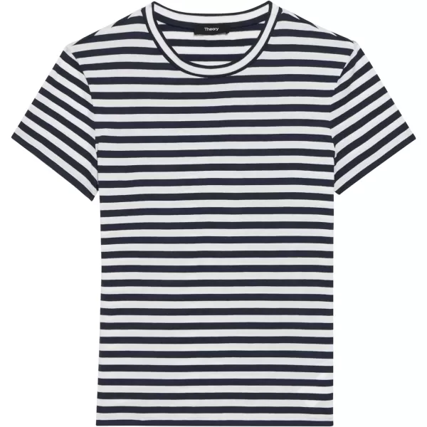 Theory Womens Tiny Tee 2Navy Multi