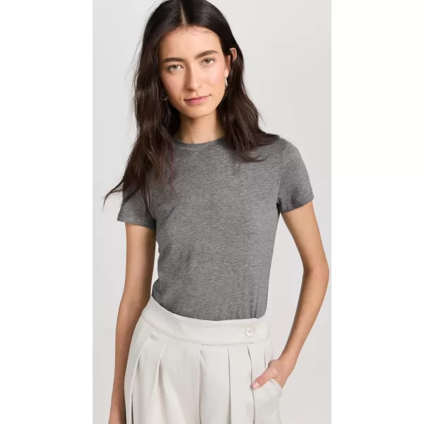 Theory Womens Tiny TeeMelange Grey