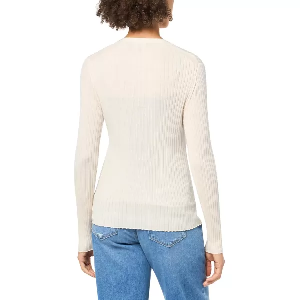 Theory Womens Wide Ribbed CardiganEcru