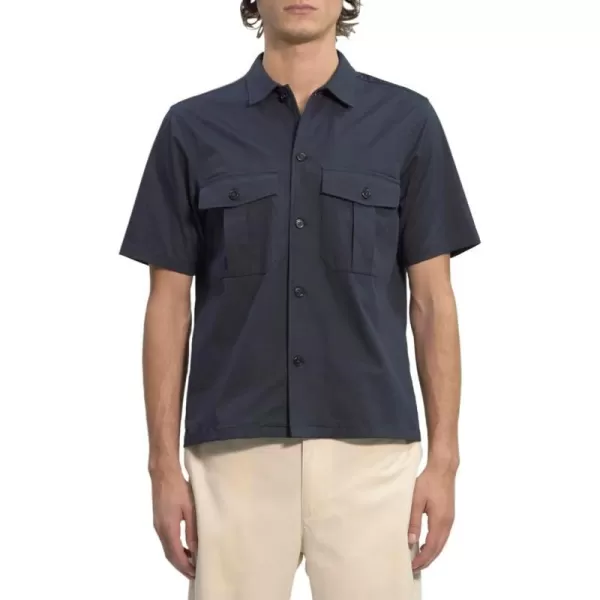 Theory Mens Beau Hanson Twill ShirtBaltic