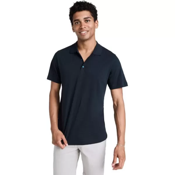 Theory Mens Bron Cosmos Slub Cotton PoloEclipse