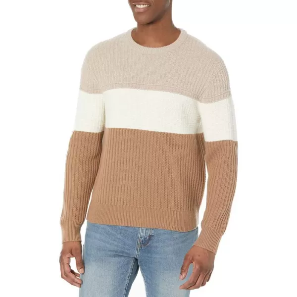 Theory Mens Lamar Montana Wool CrewLight Elk Mel Multi