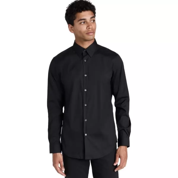 Theory Mens Sylvain Good Cotton ShirtBlack