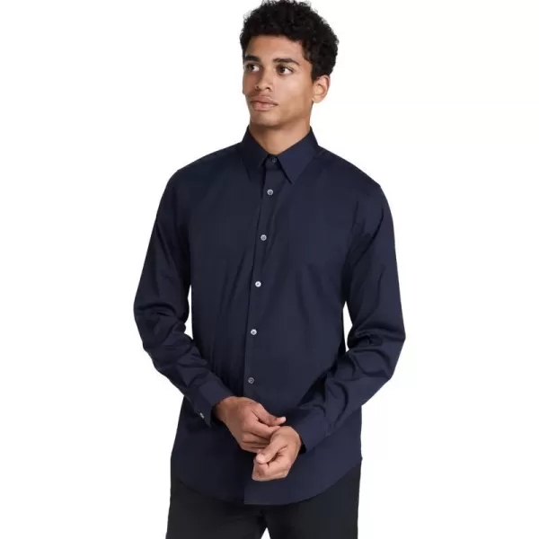 Theory Mens Sylvain Good Cotton ShirtEclipse