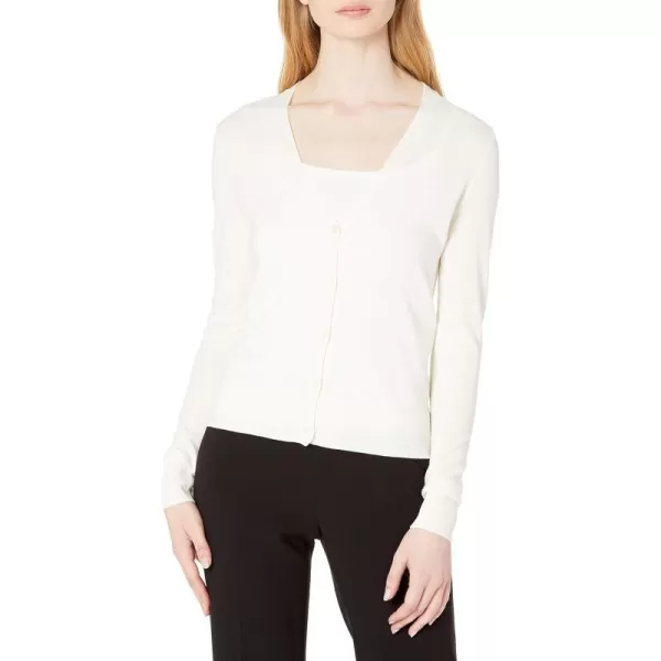 Theory Womens Cardigan Merino Wool SweaterIce White