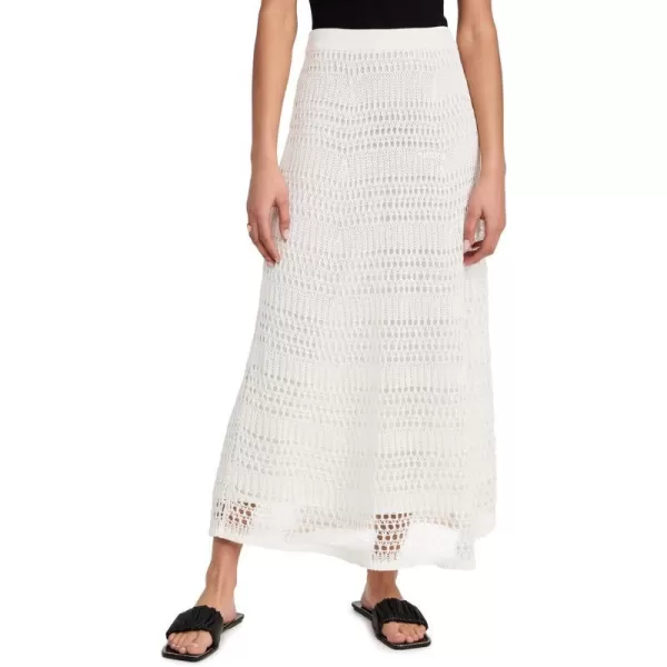 Theory Womens Lace Knit SkirtIvory