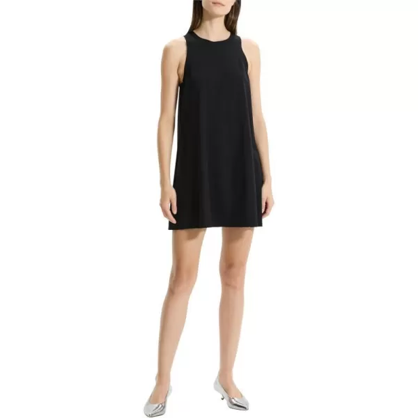 Theory Womens Rib Neck Tank DressBlack