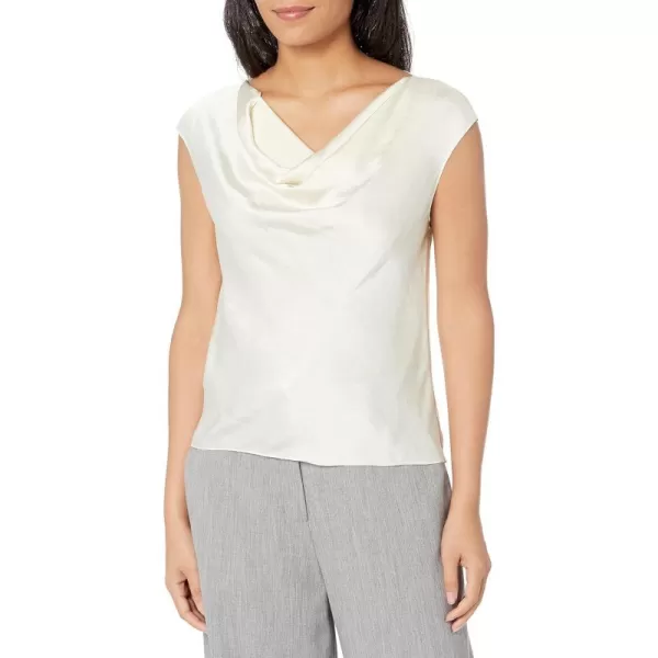 Theory Womens Short Sleeve Cowl TopRice