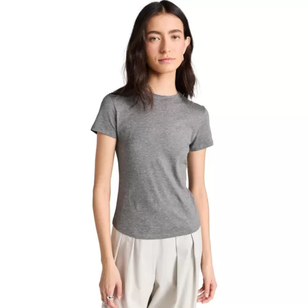 Theory Womens Tiny TeeMelange Grey