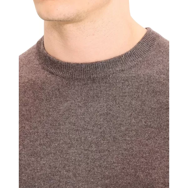 Theory Mens Hilles Crew B Cashmere SweaterPeat Heather