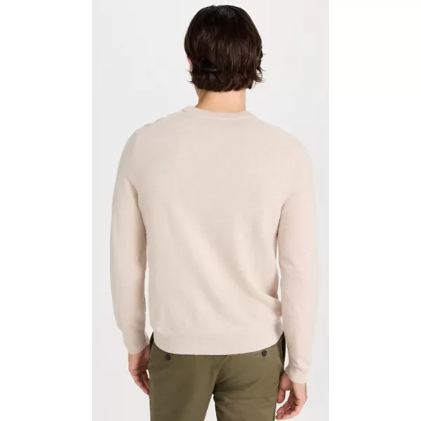 Theory Mens Hilles Crew B Cashmere SweaterWheat