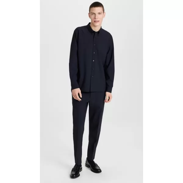 Theory Mens Hugh Button Down ShirtNavy