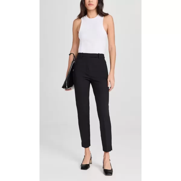 Theory Womens High Waisted Taper PantsBlack