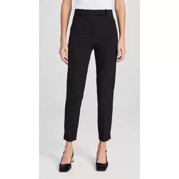 Theory Womens High Waisted Taper PantsBlack