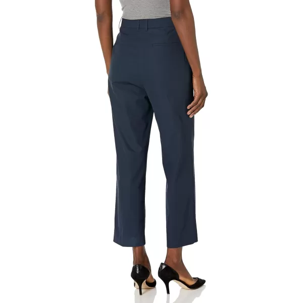 Theory Womens HighWaisted Straight PantNocturne Navy