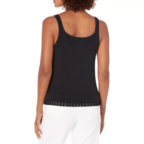 Theory Womens Lace Trim Tank in Bristol CottonNavy