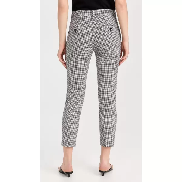 Theory Womens Treeca Tailor Check PantsBlack Multi