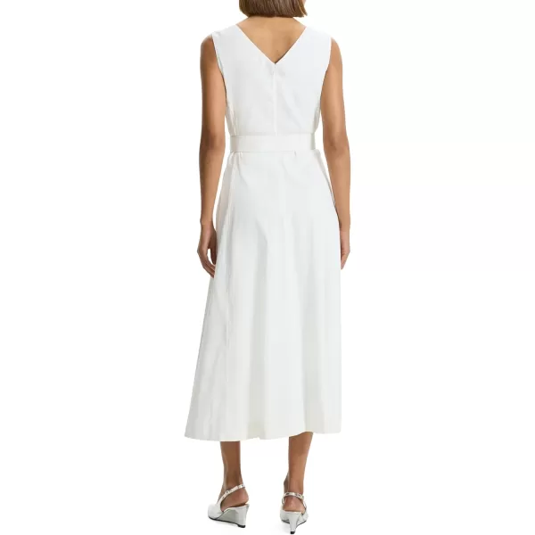 Theory Womens VNeck Volume DressWhite