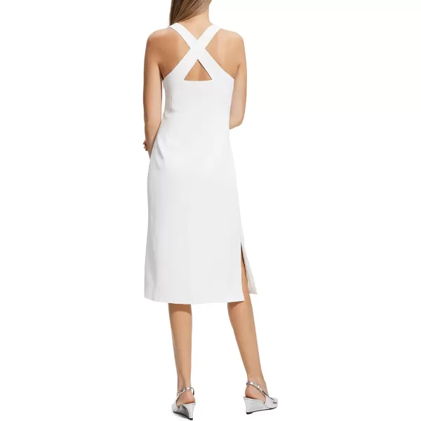 Theory Womens XBack Midi DressWhite