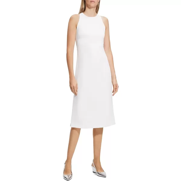 Theory Womens XBack Midi DressWhite