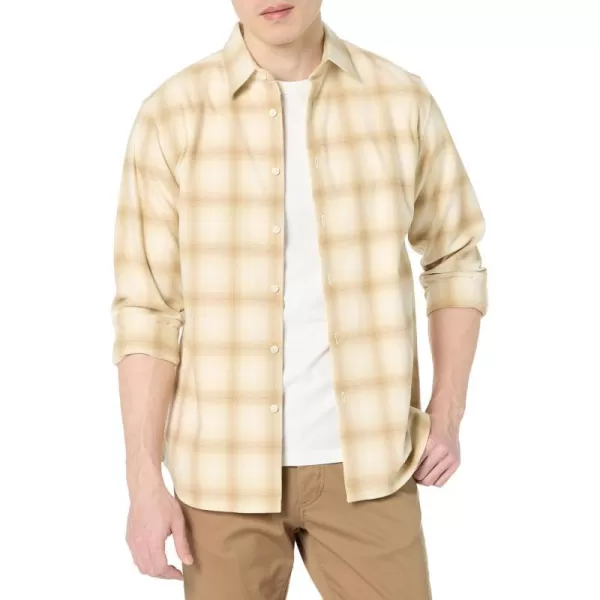 Theory Mens IrvingFade FlannelNatural Multi